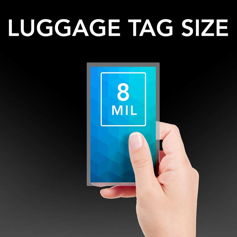 Gbc Laminating Sheets, Self Adhesive Pouches, Luggage Tag Size, 8 Mil, Self Seal, 5 Pack (3745165) - Image 2